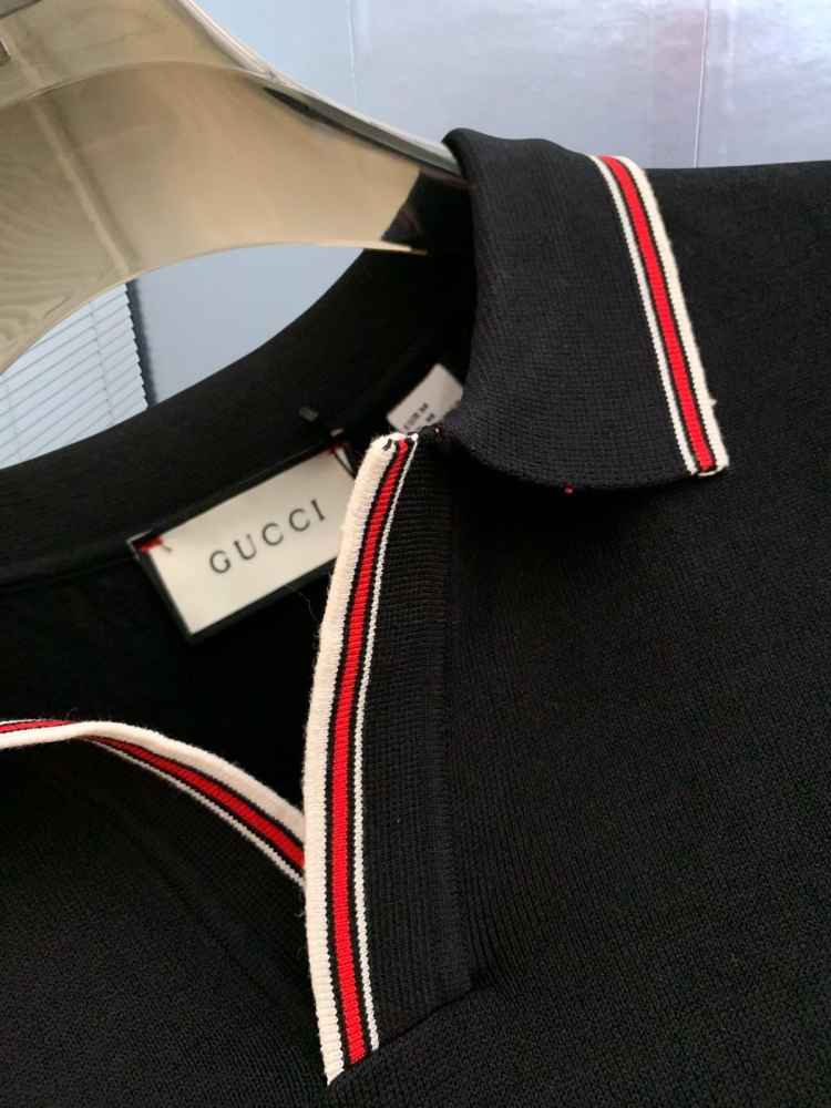 Gucci Black Premium Quality Polo T-shirt-2