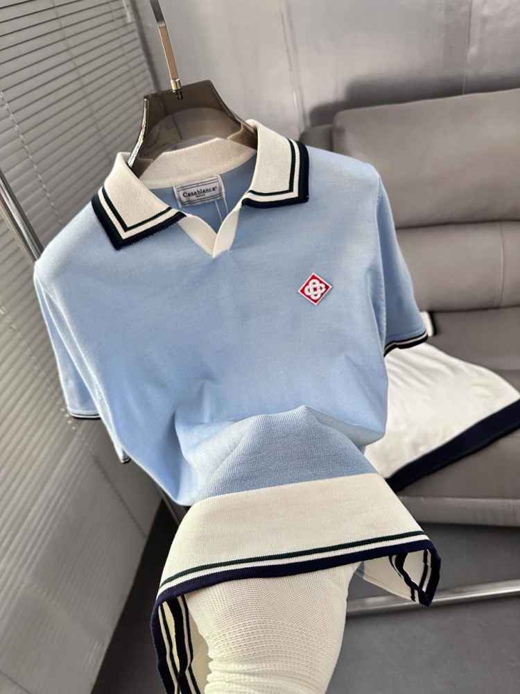 Casablanca Sky Blue Premium Quality T-shirt-2