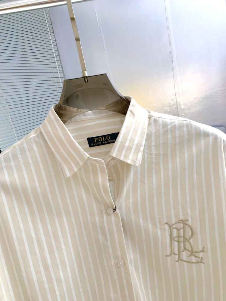 Ralph Lauren Cream Premium Quality Women Shirt-2