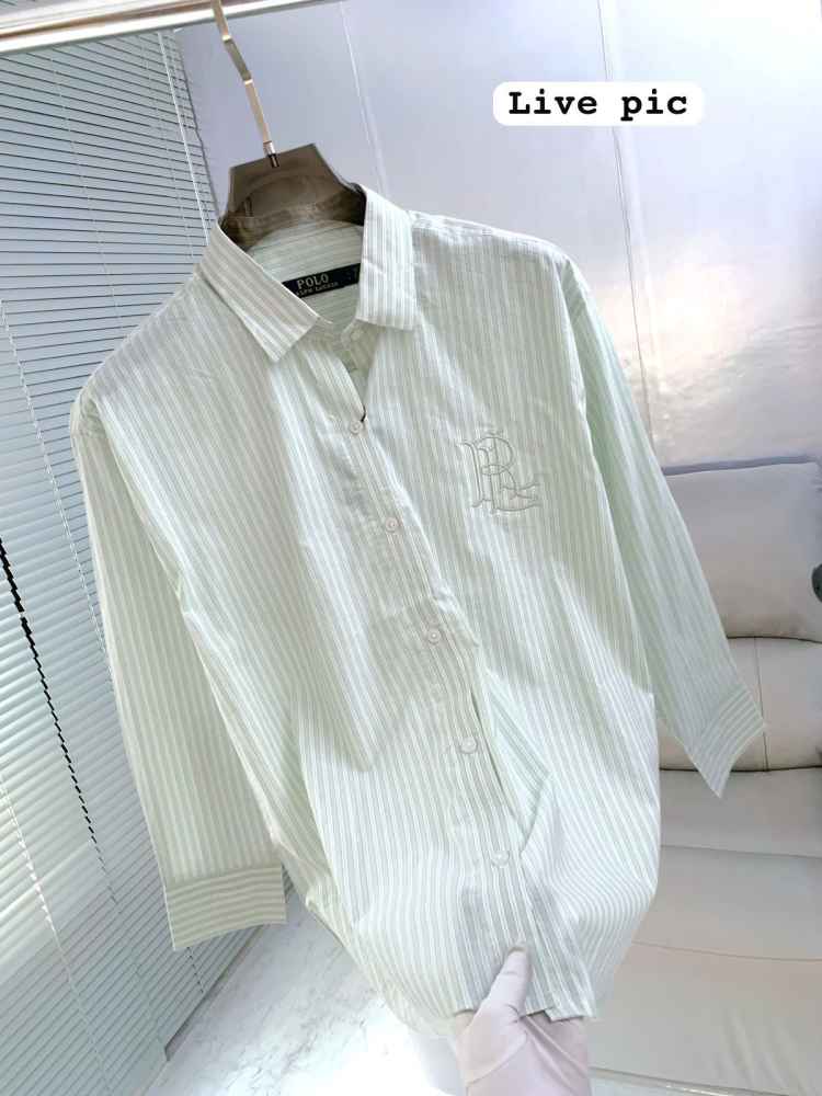 Ralph Lauren Sky Blue Premium Quality Women Shirt-1