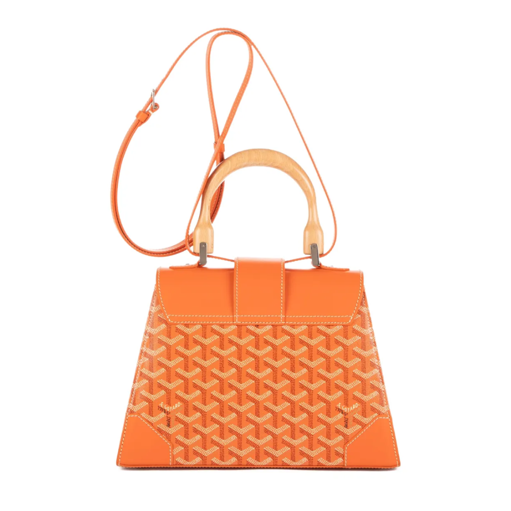 Goyard Saigon PM Small Orange Handbag-2