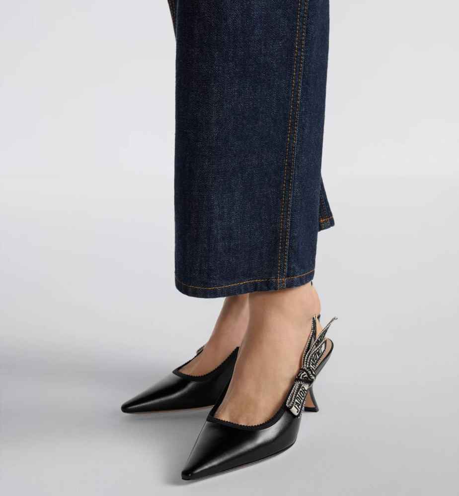 Christian Dior Black Premium Quality Heels Sandals-1