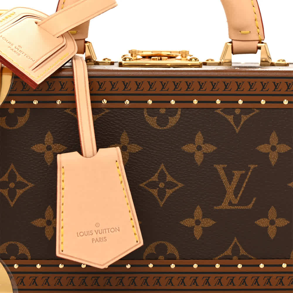 Louis Vuitton Ebene Monogram Coated Canvas Petite Valise Brown Handbag-4