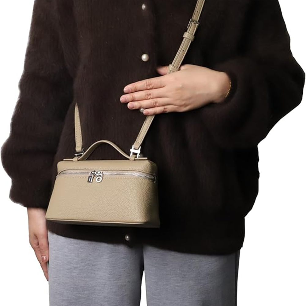 Loro Piana L19 Beige Handbag-thumb-3