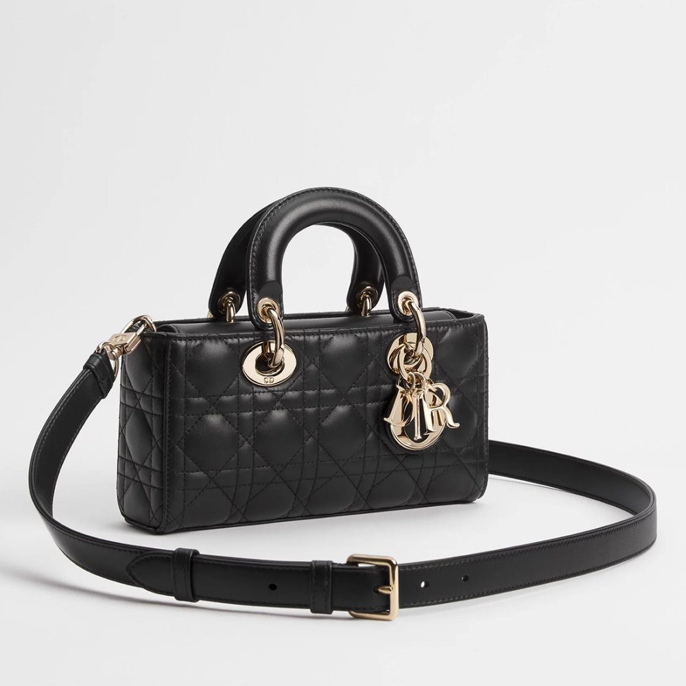 Christian Dior Lady Black D-Joy Bag-thumb-1