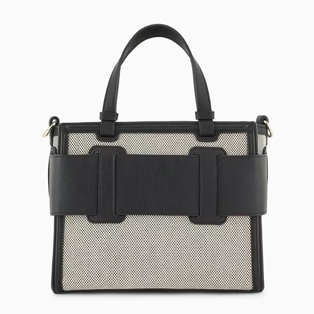 Armani Exchange Black & Grey Susy Tote Bag-thumb-1