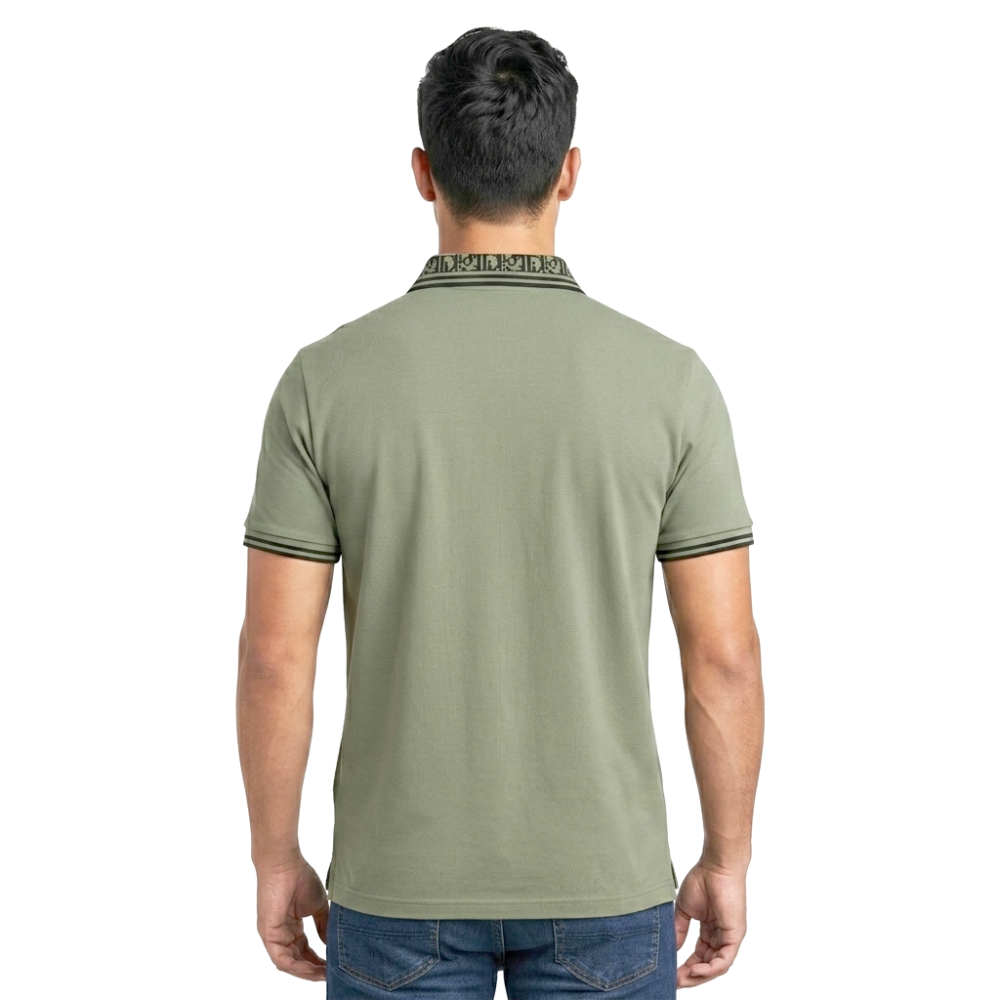Dior Spider Embroidered Green Premium T-shirt-thumb-1