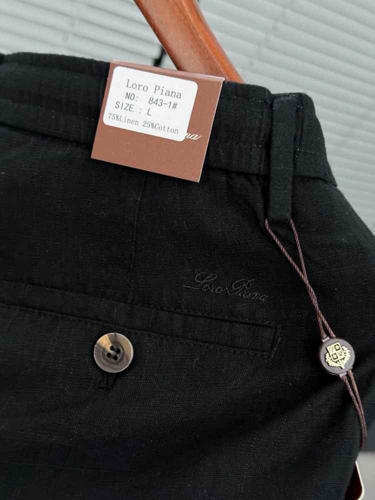 Loro Piana Black Premium Quality Pants-2