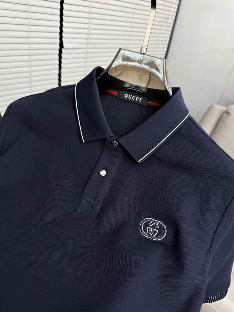Gucci Blue Premium Quality Polo T-shirt-2