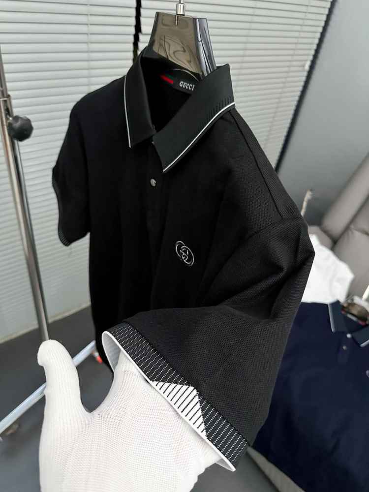 Gucci Black Premium Quality Polo T-shirt-2