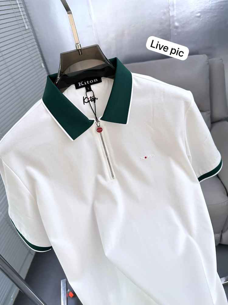 Kiton Piana White Premium Quality T-Shirt-2