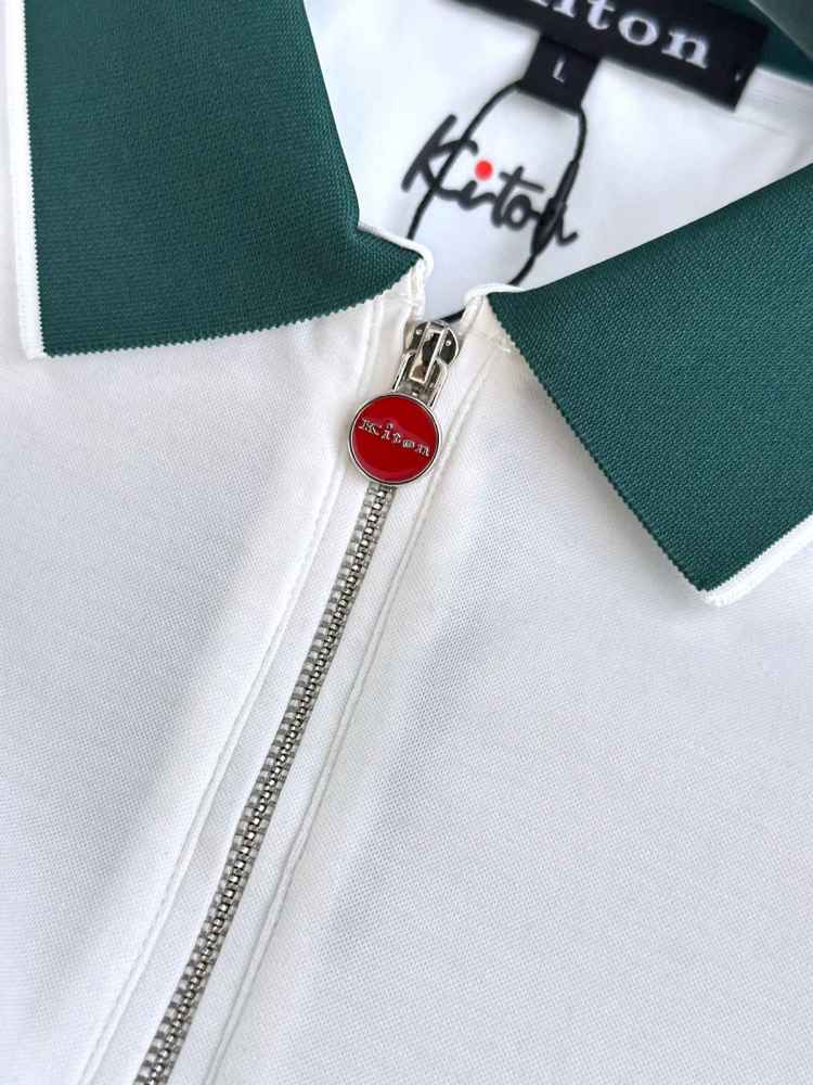Kiton Piana White Premium Quality T-Shirt-4