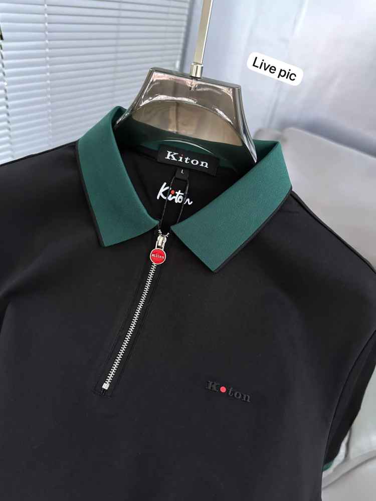 Kiton Piana Black Premium Quality T-Shirt-2