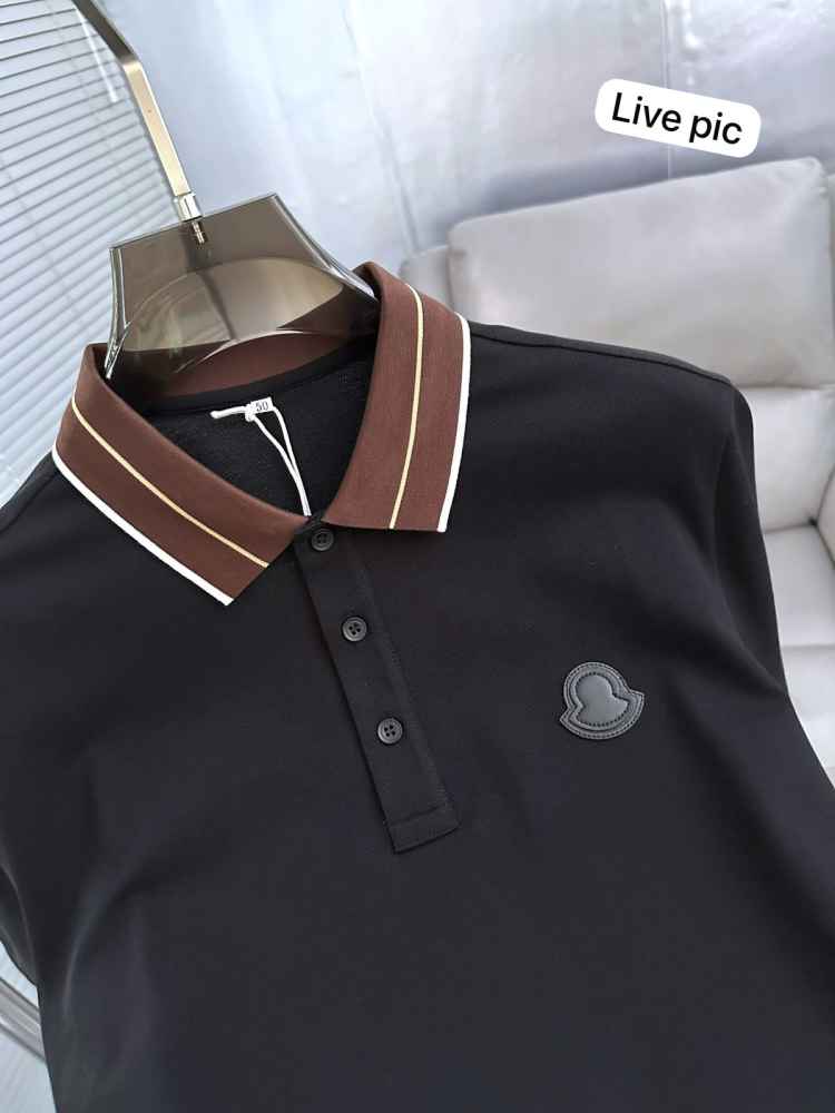 Moncler Black Premium Quality T-shirt-3