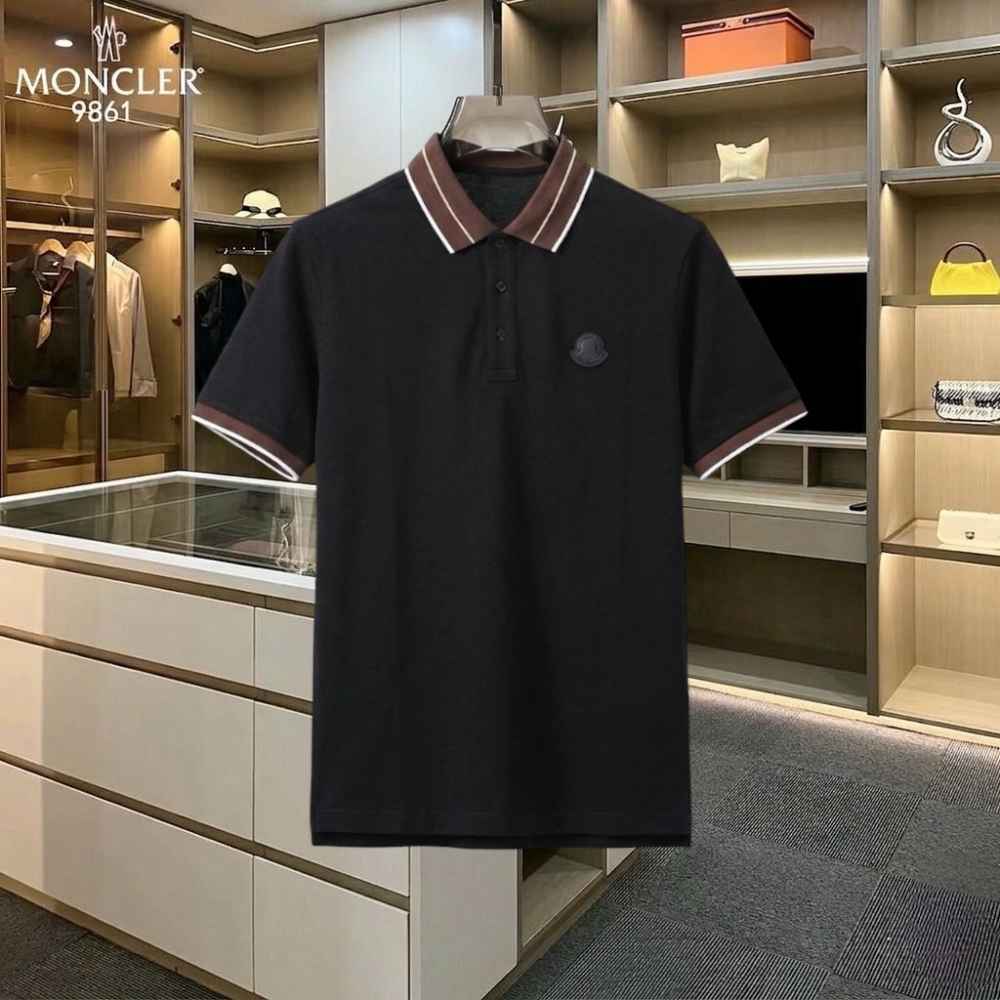 Moncler Black Premium Quality T-shirt-1