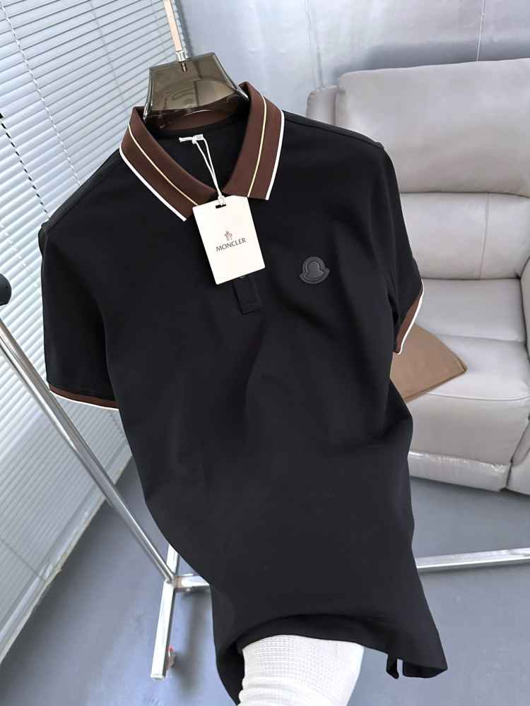 Moncler Black Premium Quality T-shirt-4