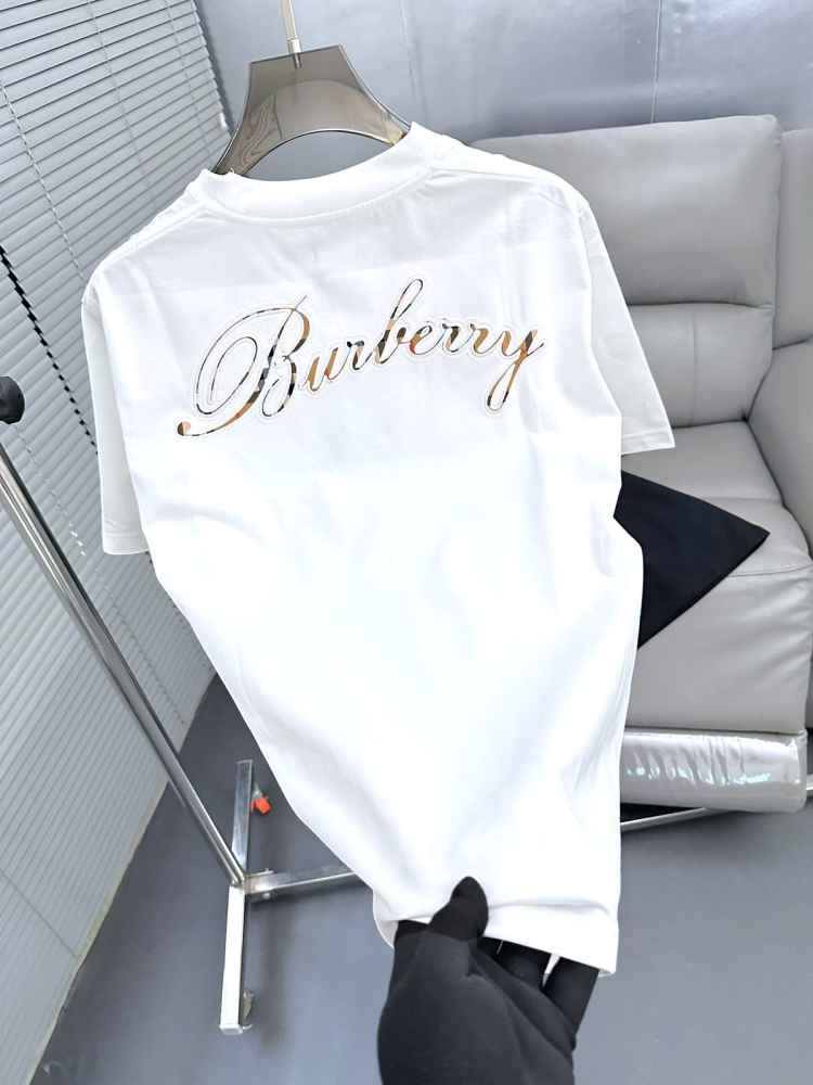 Burberry White Premium Exclusive Polo T-shirt-1
