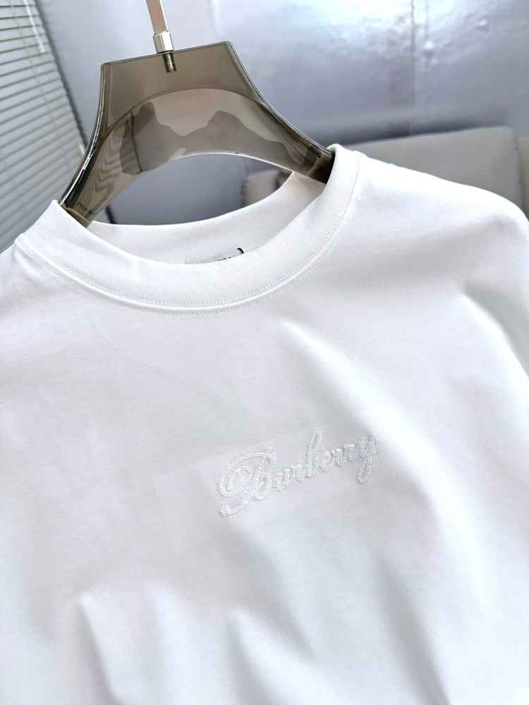 Burberry White Premium Exclusive Polo T-shirt-2