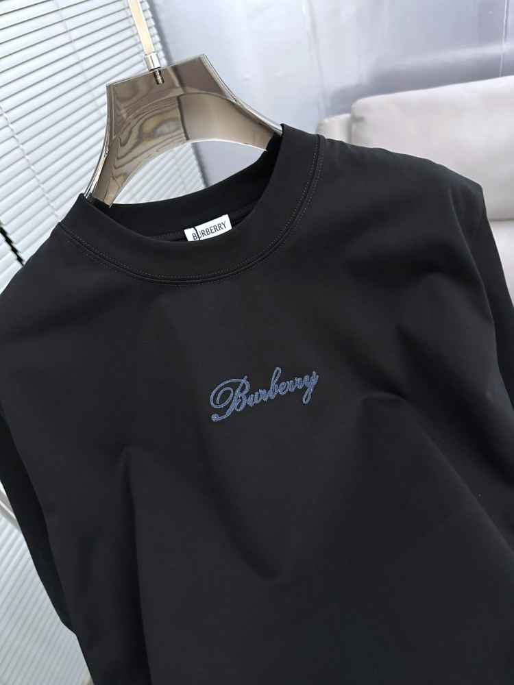 Burberry Black Premium Exclusive Polo T-shirt-3