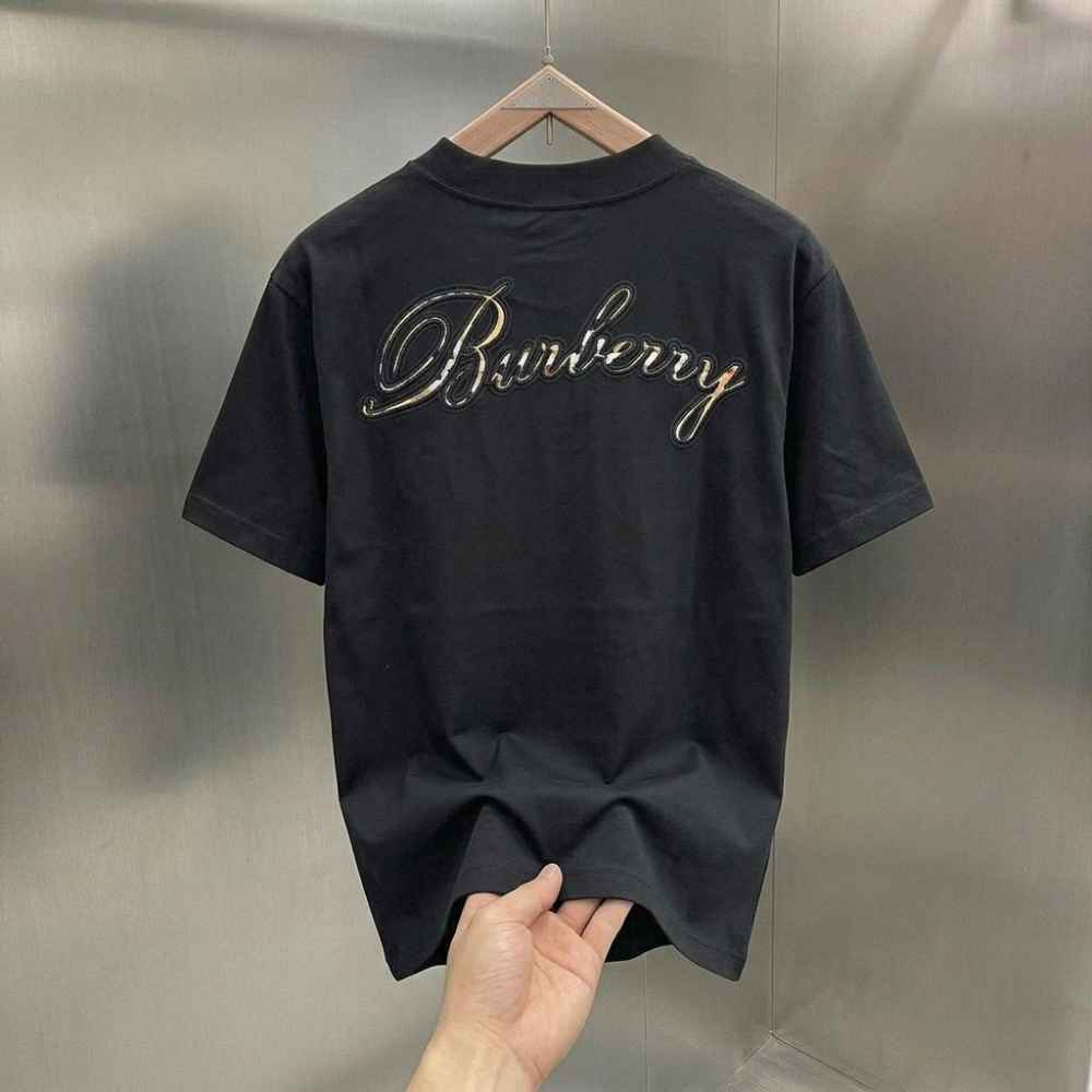 Burberry Black Premium Exclusive Polo T-shirt-1