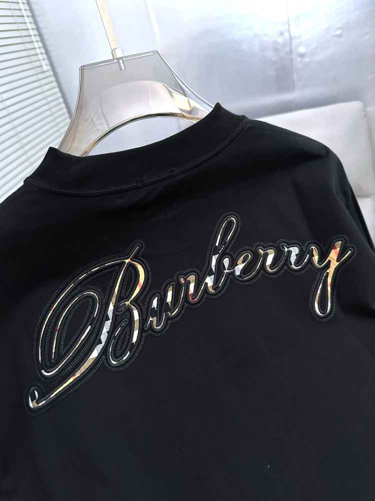Burberry Black Premium Exclusive Polo T-shirt-5