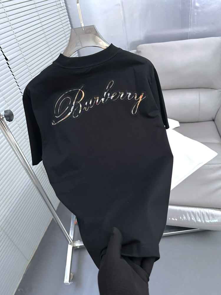 Burberry Black Premium Exclusive Polo T-shirt-2