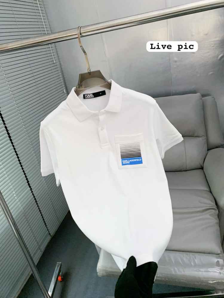 Karl Lagerfeld White Premium Quality T-shirt-1