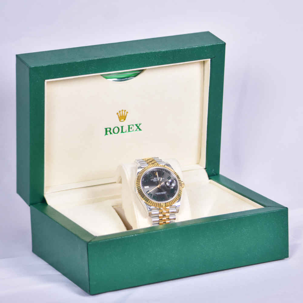 Rolex Datejust 41 126333 Wimbledon Dial Jubilee Bracelet Watch-thumb-4