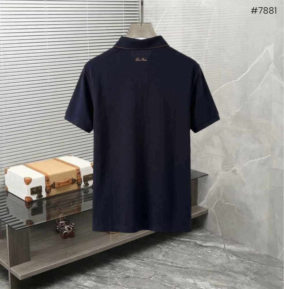 Loro Piana Blue Premium Quality T-Shirt-thumb-1