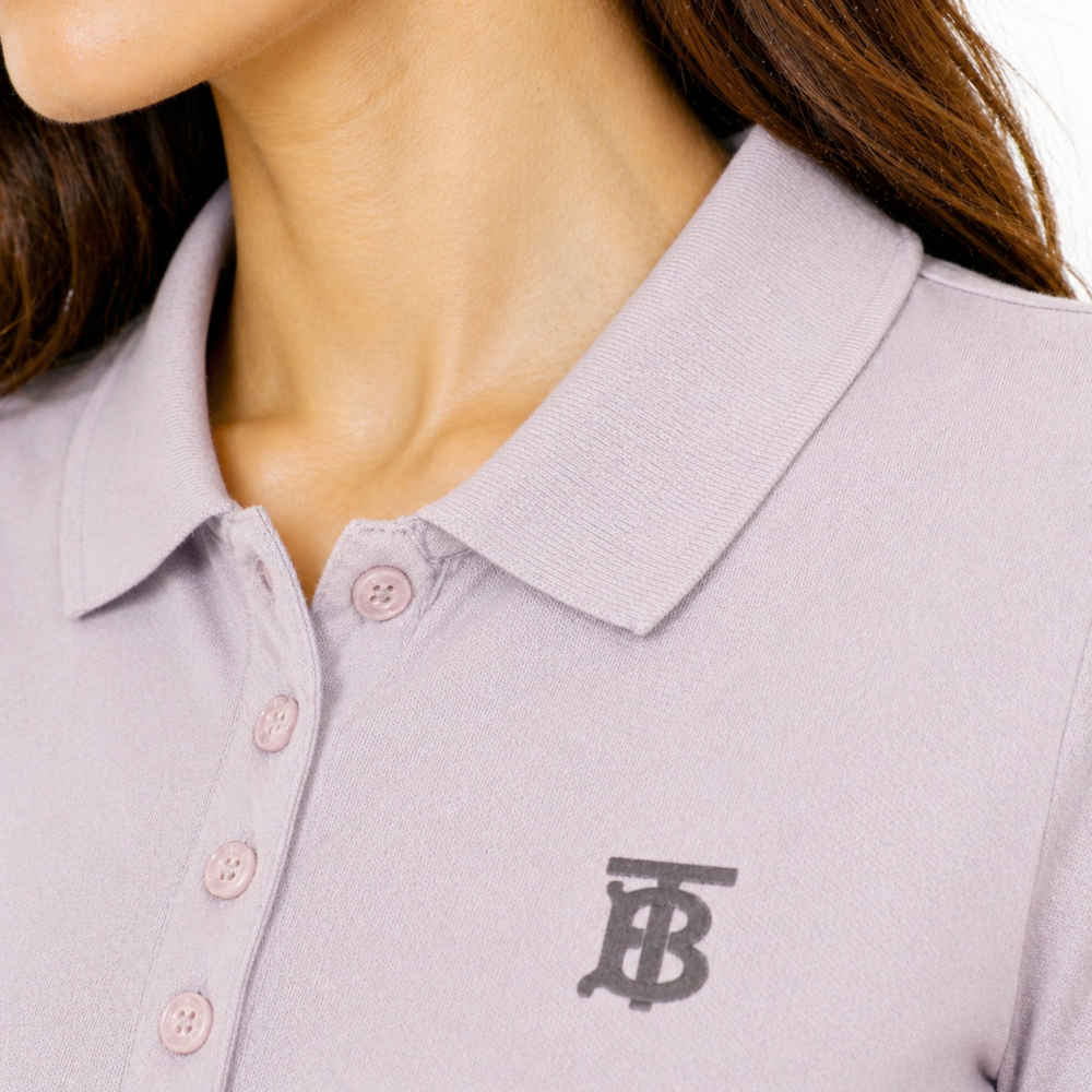 Burberry Purple Premium Quality Dress-thumb-2