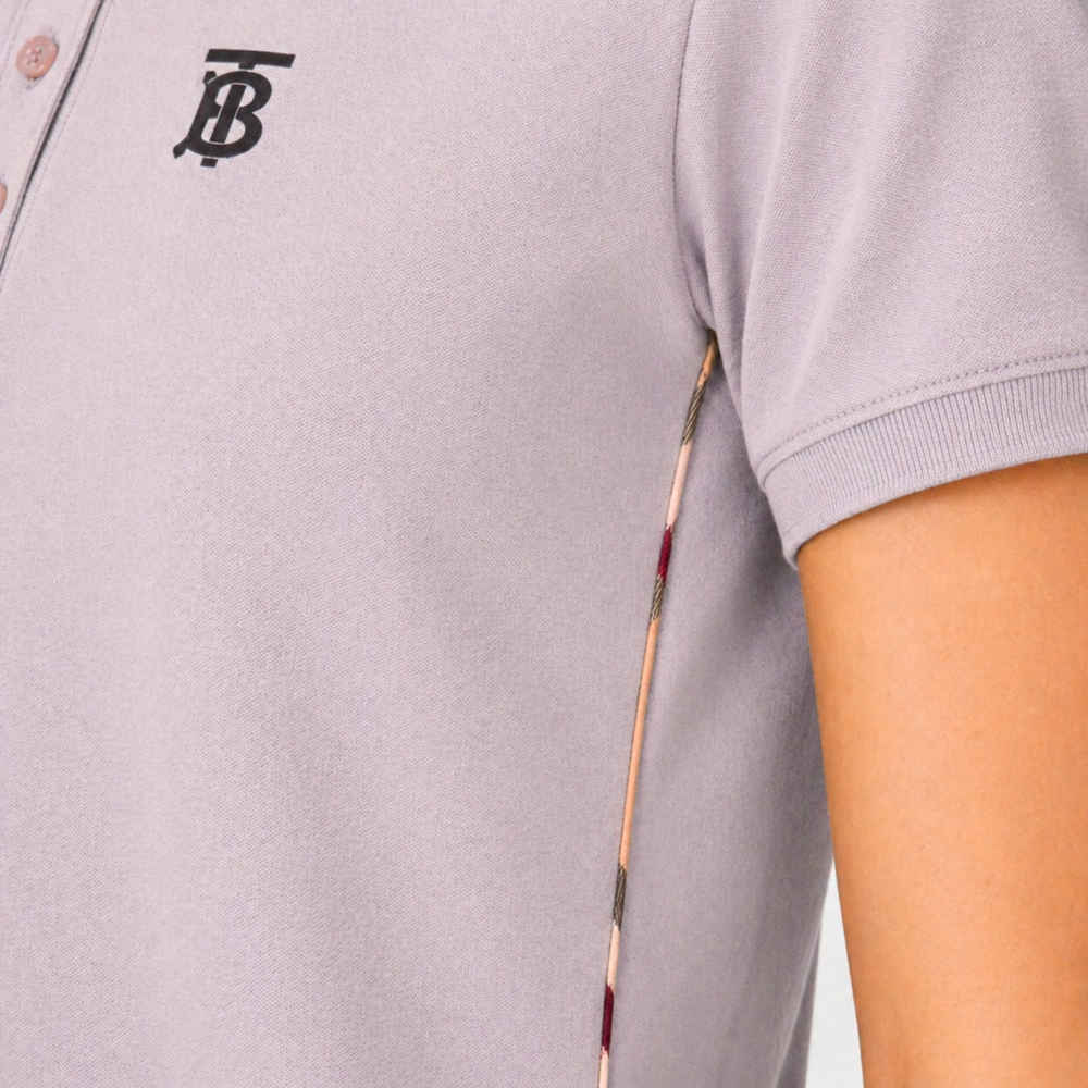 Burberry Purple Premium Quality Dress-thumb-3