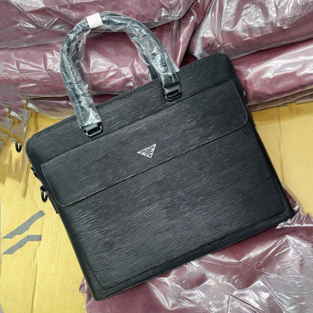 Prada Premium Business Laptop Bag-thumb-0