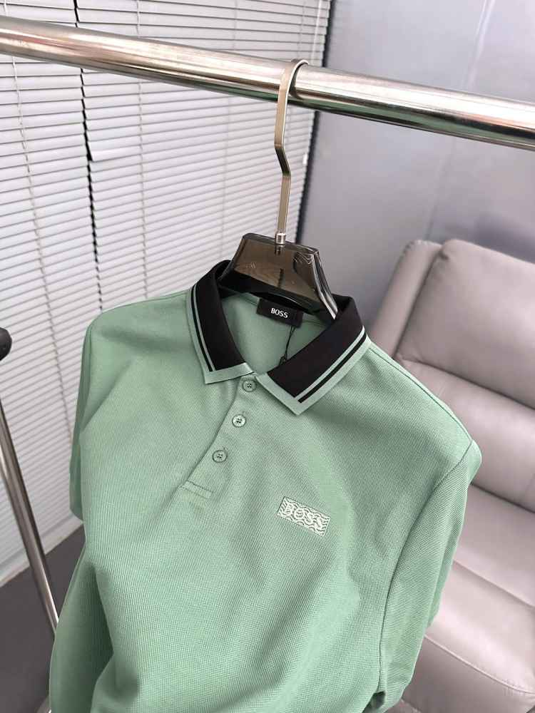 Hugo Boss Green Premium Quality Tees-thumb-2