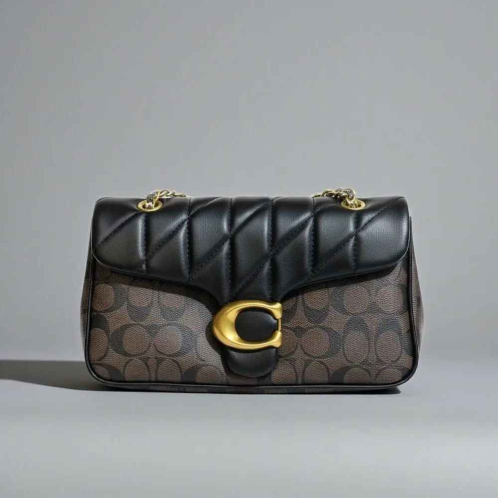 Coach Tabby 26 Quilted Black Sling Bag-thumb-0