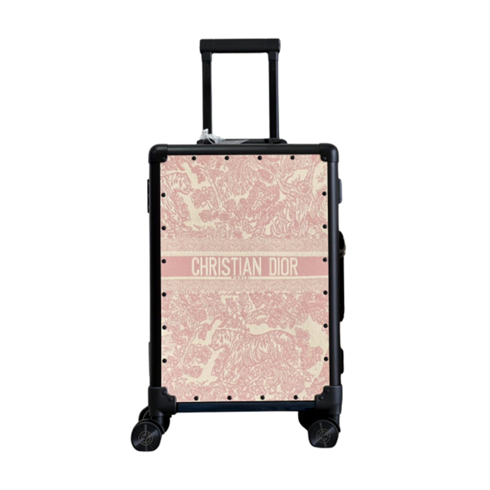 Christian Dior Horizon Cabin Pink Trolley Bag-thumb-1