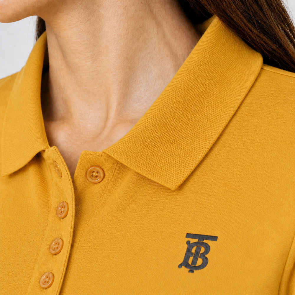 Burberry Yellow Premium Quality Dress-2