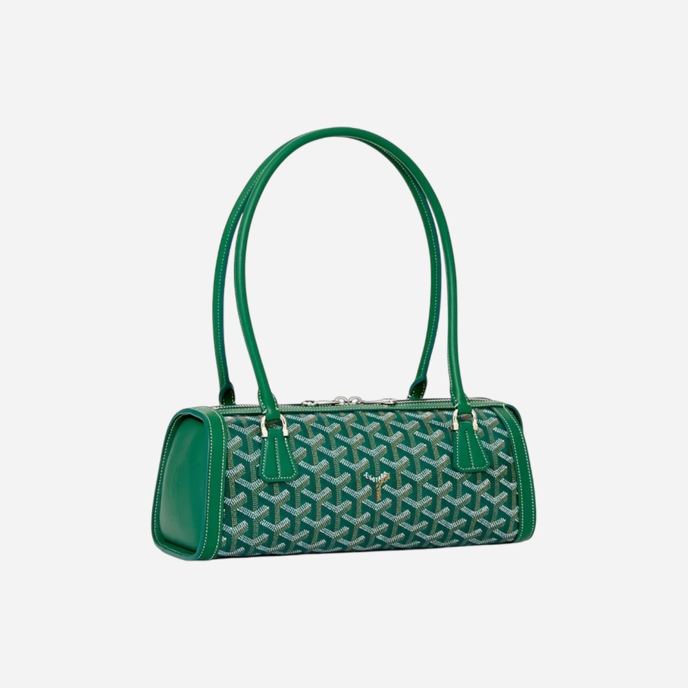Goyard Bonbonniere Green Baguette Handbag-thumb-0