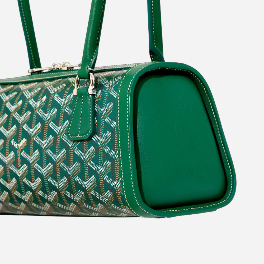 Goyard Bonbonniere Green Baguette Handbag-thumb-1