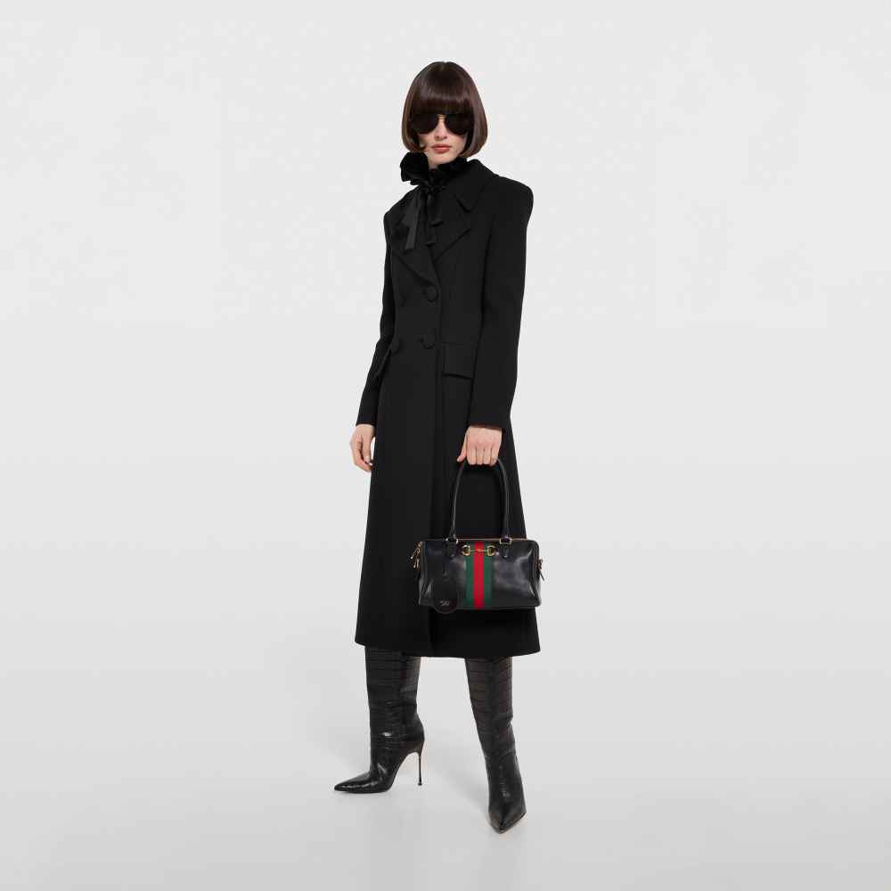 Gucci Borsetto Medium Boston Black Handbag-8