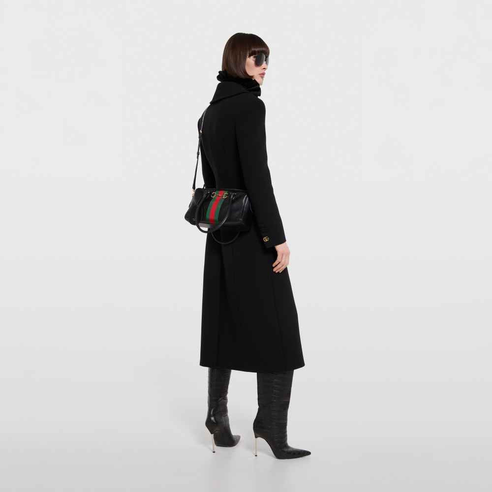 Gucci Borsetto Medium Boston Black Handbag-6