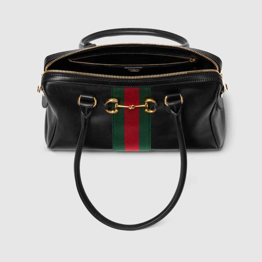 Gucci Borsetto Medium Boston Black Handbag-3