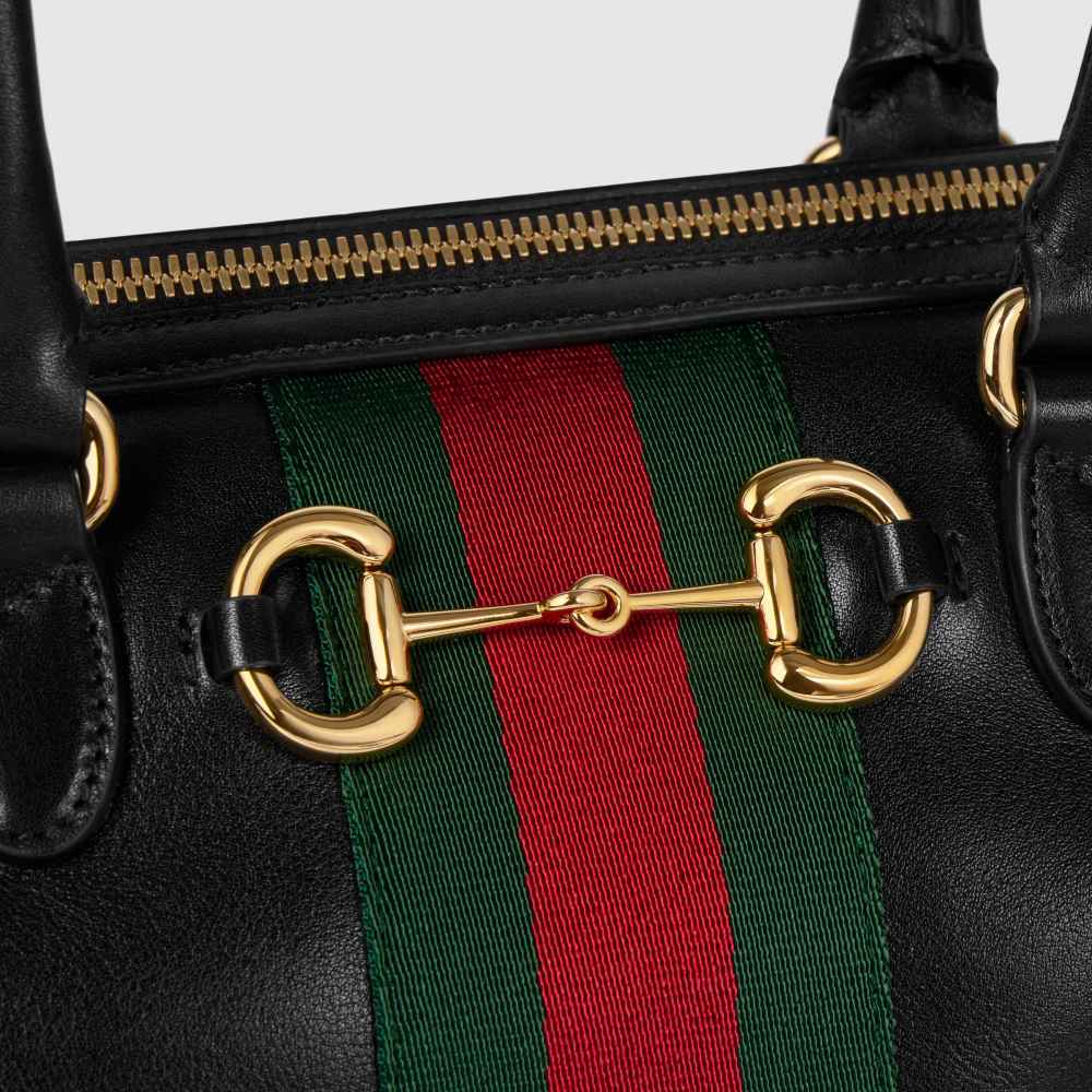Gucci Borsetto Medium Boston Black Handbag-4