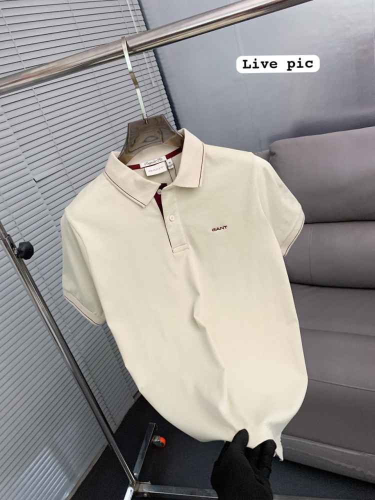 Gant Cream Premium Quality T-shirt-1