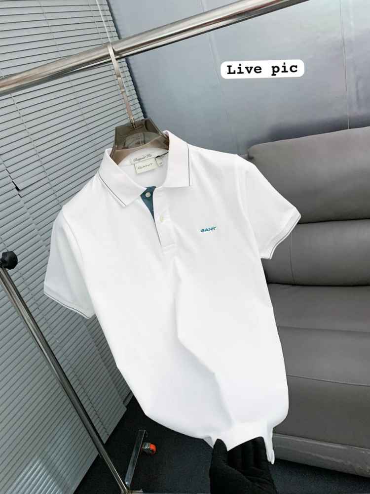 Gant White Premium Quality T-shirt-thumb-1