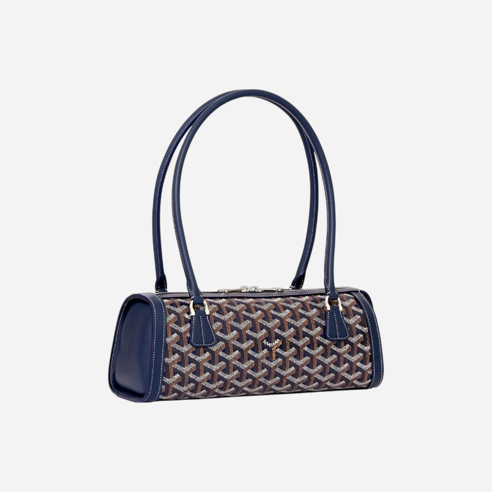 Goyard Bonbonniere Blue Baguette Handbag-thumb-0