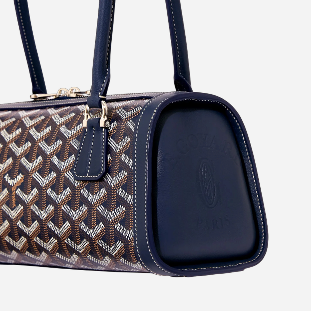 Goyard Bonbonniere Blue Baguette Handbag-thumb-1