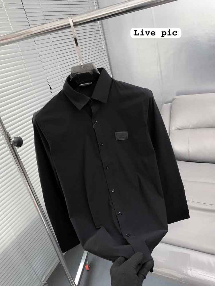 Armani Exchange Black Premium Quality Cotton Shirt-2