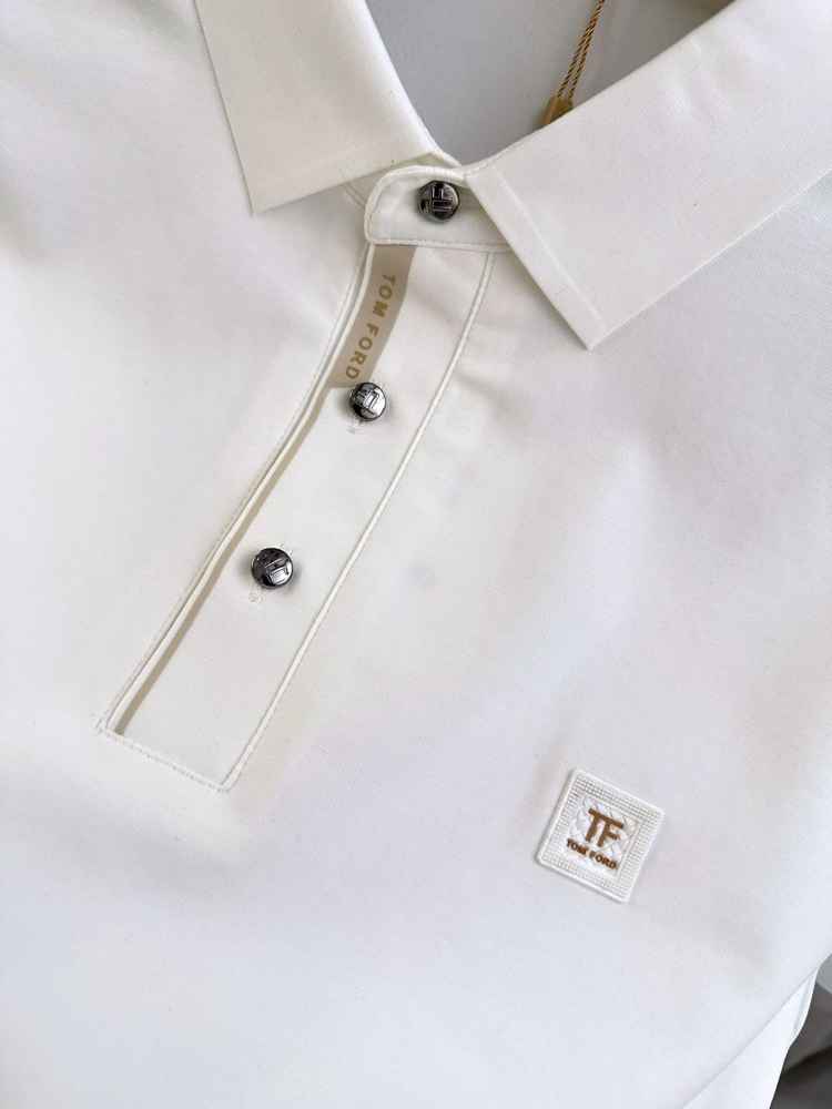 Tom Ford White Premium Cotton T-shirt-3