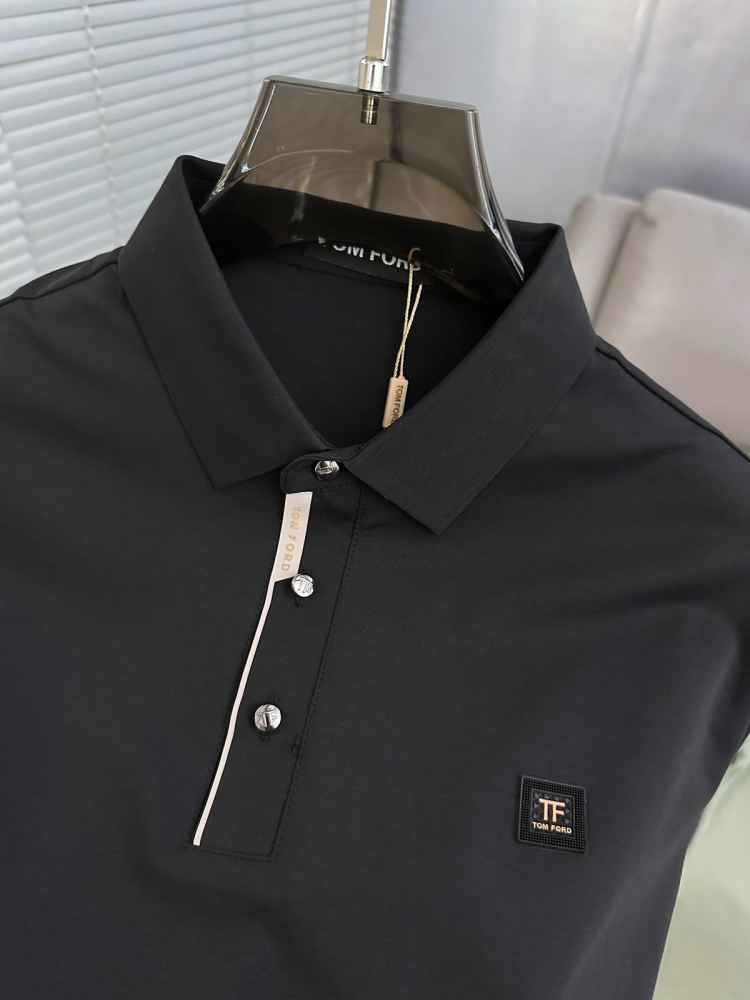 Tom Ford Black Premium Cotton T-shirt-1