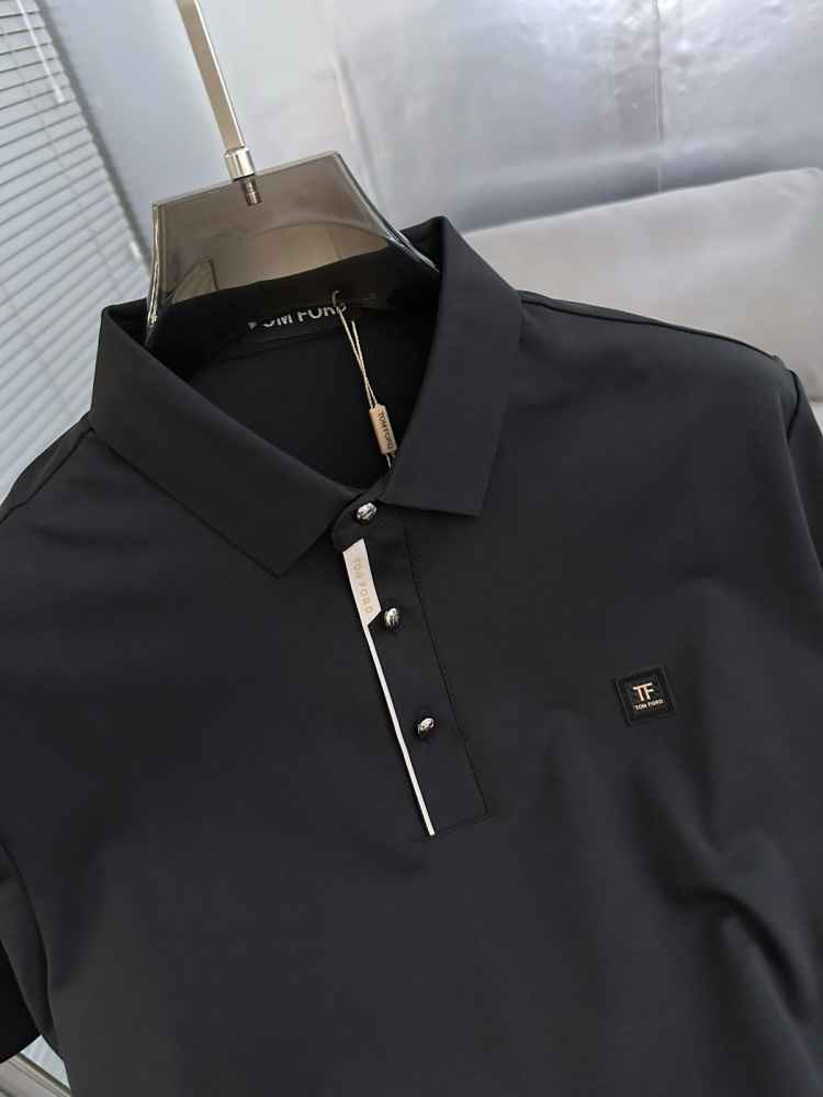 Tom Ford Black Premium Cotton T-shirt-2